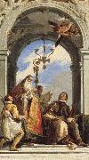 Giovanni Battista Tiepolo Saints Maximus and Oswald oil painting artist